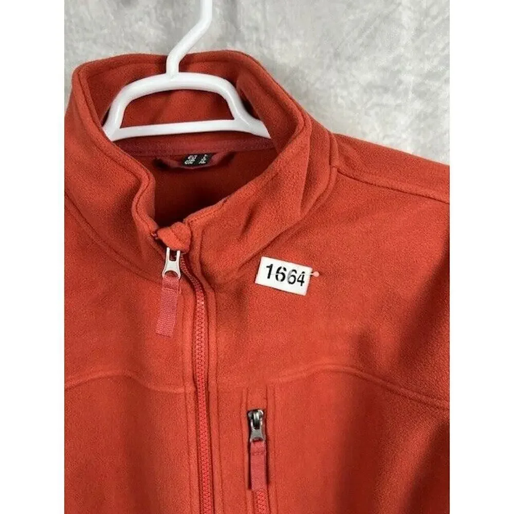 Men's Fleece Tactical Jacket Full Zip Size L